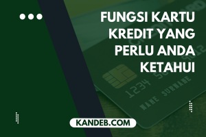 Fungsi Kartu Kredit yang Perlu Anda Ketahui
